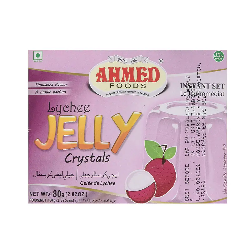 AHMED LYCHEE JELLY 80 GM. - Master