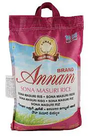 Annam Sona Masoori Rice 10kg. - Master
