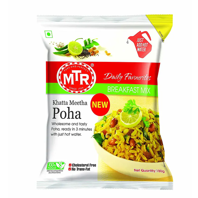MTR Khatta Meetha Poha 180g - Master